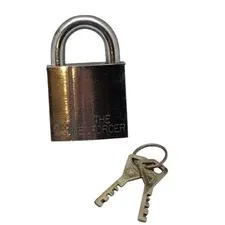 Abloy 241 The Enforcer Padlock Medium Silver Steel Keyed W/ 2 Keys Finland