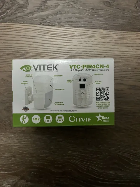 VTC-PIR4CN-4 4.0 MegaPixel Passive Infrared (PIR) H.265+ Network Camera