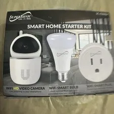 Supersonic-3-Piece Smart Home Starter Kit Overload Protection Security Camera