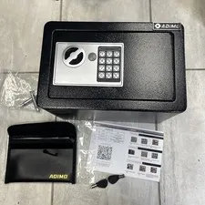 ADIMO Safe Box for College Dorm Room, Money Box with Fireproof Waterproof Bag...