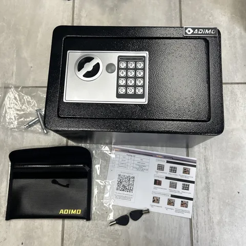 ADIMO Safe Box for College Dorm Room, Money Box with Fireproof Waterproof Bag...
