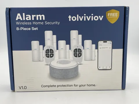 WiFi Wireless Home security DIY Burglar House Alarm System 8 Piece Set
