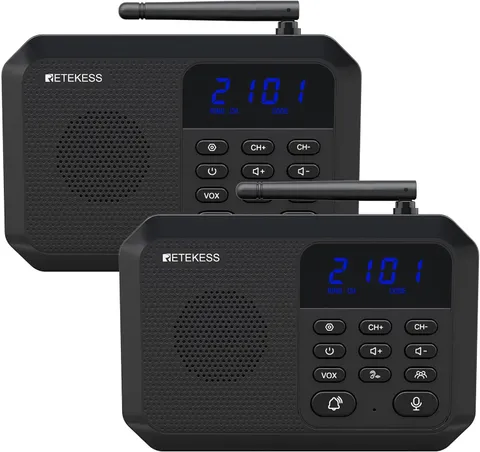 TH201 Intercoms Wireless for Home, Hands Free Intercom,Long Range 1