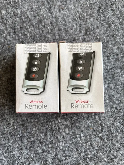 2 Ecolink WST-102 4-Button Wireless Remote Honeywell Keyfobs  NEW!!!!!