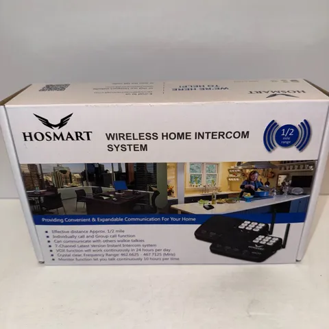 Hosmart HY777 787 Wireless Intercom System with 1/2 Mile Long Range & 7-Channel