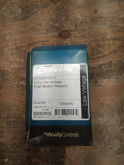 Acuity/ SensorSwitch/ nLight -NPODM-DX-IV  Push Button WallPod Dim. Ctrl - NOS