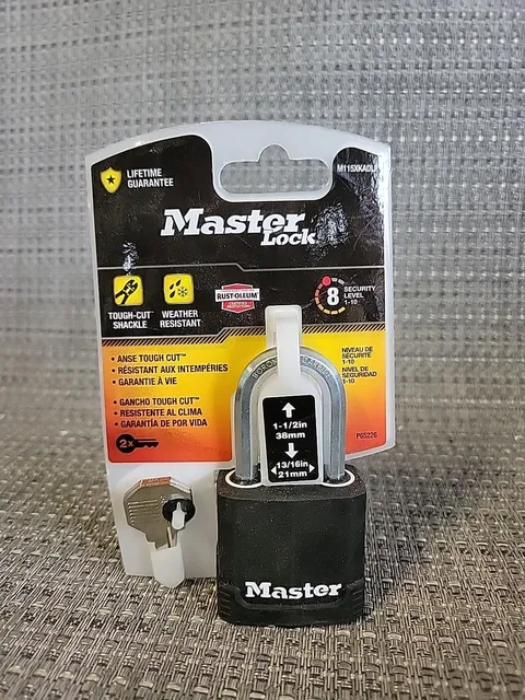 Master Lock M115XKADLF Padlock 2 Keys Included