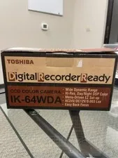 Toshiba IK-64WDA CCD Color Digital Video Camera Recorder Ready Surveillance 5.5W