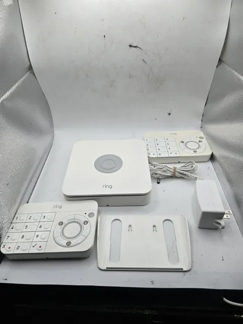Ring Alarm 1st Gen Base Station Bundle w/ 2 Keypads & Power Adapter Tested