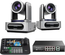 PTZ Camera and Controller Bundle/Kits - 30X Optical Zoom AI NDI PTZ Camera(2Pcs)