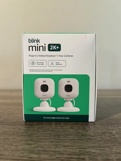 Blink Mini 2K+ (newest model) 2 Cameras - White