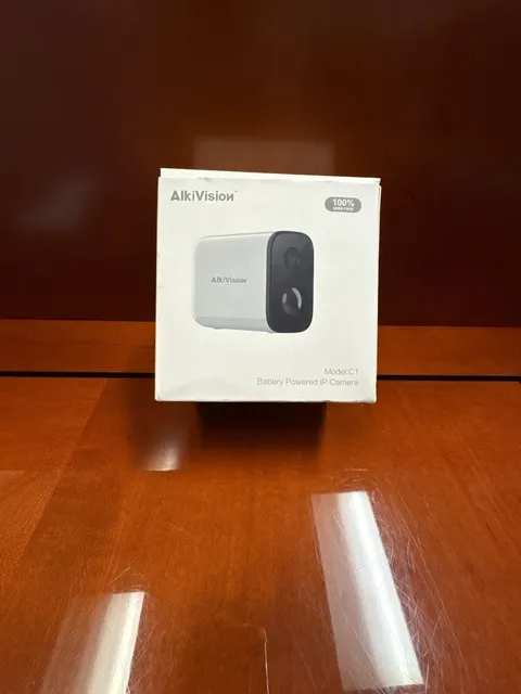 AlkiVision Model C1 Battery Powered IP Camera 100% Wire-Free