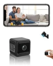 2K Mini Security Camera Wireless - Indoor Small WiFi Pet Camera with Night Vi...