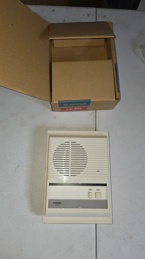 Aiphone LE-BN Single Call Semi-Flush Mount Sub Station NOS