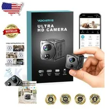Mini 4K Security Camera - 150-Day Battery, Dual-Band WiFi, AI Human Detection