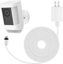 Power Adapter for Spotlight Cam Plus/Pro (Battery), with 25Ft/7.5M Flat Weatherp