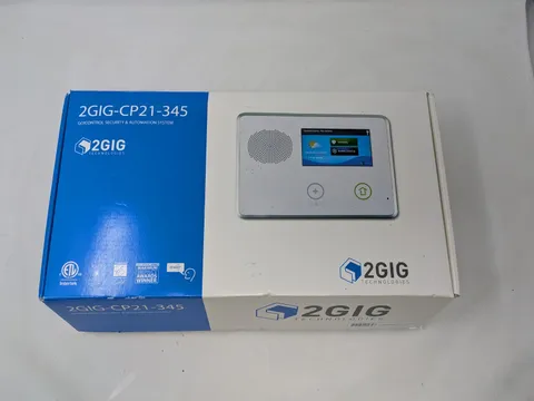 2GIG-CP21-345 Touch Screen Alarm Control Security Panel Brand New Open Box!