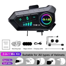 Kebidumei YP10 Bluetooth Motorcycle Helmet Intercom 300M Wireless Intercomunicad
