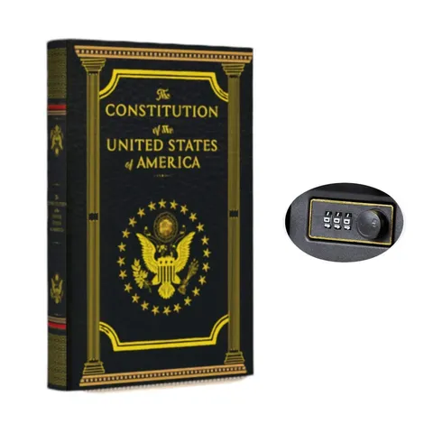 Kaslvox Fake Book - Small Safe Combination Lock - Hidden Safe In Plain Sight -