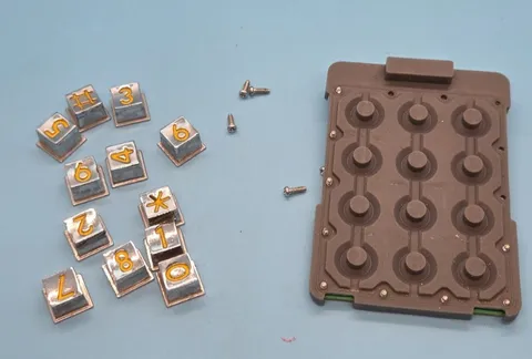 🔥LINEAR AE-500 AE-1000 KEYPAD REPLACEMENT COMPLETE NUMBERS BOARD RUBBER & BOLTS