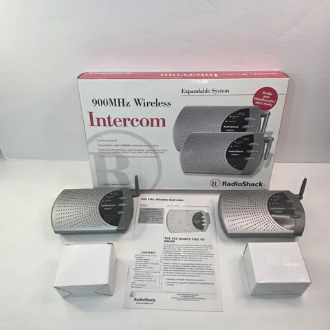Radioshack 900MHz Wireless Audio Intercom System (43-3102) TESTED AND WORKING