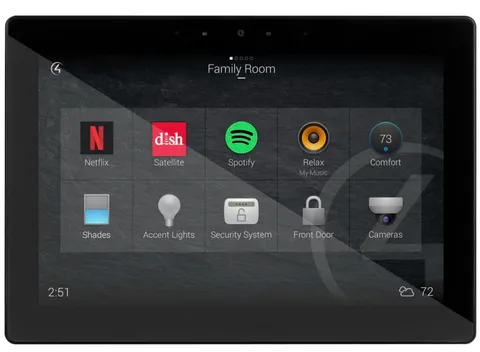 CONTROL 4 - T4 TOUCHSCREEN IN-WALL 8" POE BLACK - C4-T4IW8-BL