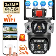 Battery Operated Wireless WiFi Home Security Camera System Outdoor Pan/Tilt US
