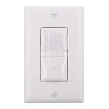 WATTSTOPPER RS-150BA-W-CS VACANCY SENSOR WALL SWITCH, 120V, 600W, WHITE