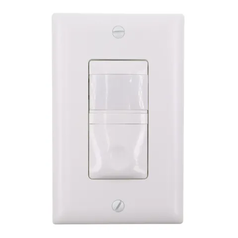WATTSTOPPER RS-150BA-W-CS VACANCY SENSOR WALL SWITCH, 120V, 600W, WHITE