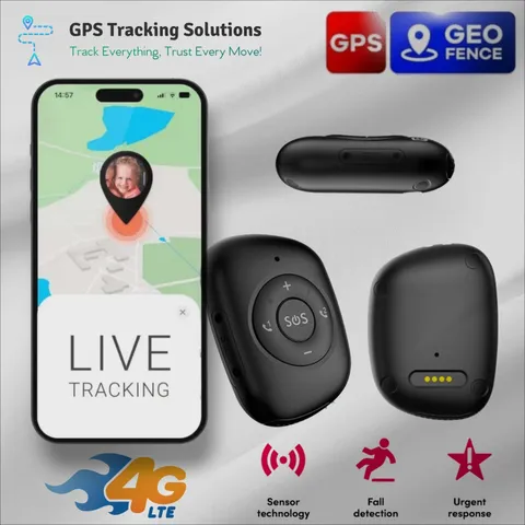 Mini 4G LTE Emergency Personal Medical Alarm Alert Pendant for Elderly Seniors