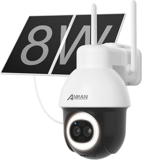 AOV 24/7 Recording Solar Security Camera Outdoor,5Mp Wifi Surveillance Wireless