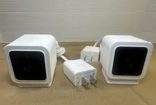 2x WYZE Cam v3, 1080P HD WiFi Wired Indoor/Outdoor Home Security Camera - White