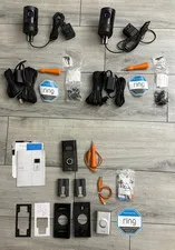 Ring Video Doorbell 2, with two Ring Stick Up HD Security Cams, two batteries
