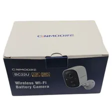Cinmoore Wireless WiFi Battery Camera 2.5K Outdoor Home Security IP65 Waterproof