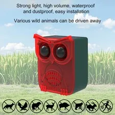 Solar Motion Sensor Alarm Light For Farm Terrace Barn Chicken Coost Excellent