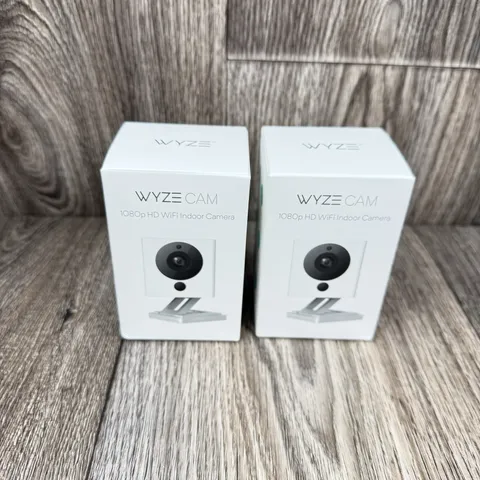 (2 Pack) Wyze Cam WYZEC2 1080p HD Wi-Fi Smart Indoor Home Security Cameras