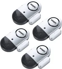 Door Alarms When Opened for Kids Safety, 4 Pack 120Db Loud Window Sensors for Ho