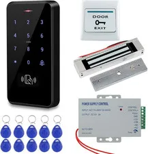 IP68 Waterproof RFID Access Control Kit with Magnetic Lock & Keyfobs