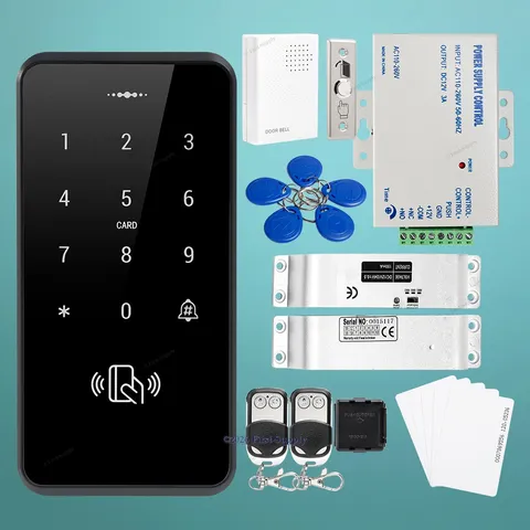 Waterproof Metal Case Access Control RFID Reader System+Drop Bolt Lock