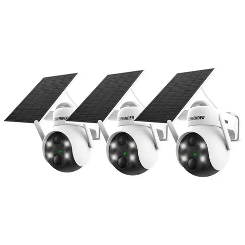 Battery Powered 4K AI Everwatch PTZ Wireless Solar-Charged Security Camera with