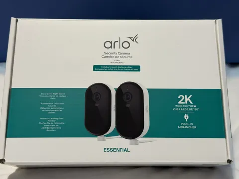 Arlo Essential 3rd GEN - 2K Outdoor Security Camera White - 2-Pack (VMC3281)