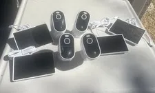INFIYA Solar Wireless Security Camera System 4 Pack 2K Wifi Color Night Vision