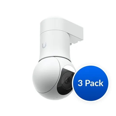 Ubiquiti UniFi Protect G5 PTZ Camera 3 Pack White Compact Weatherproof
