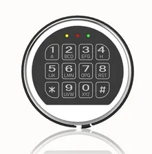 Gun Safe Lock Replacement with Solenoid Lock High Security Chrome Digital Key...
