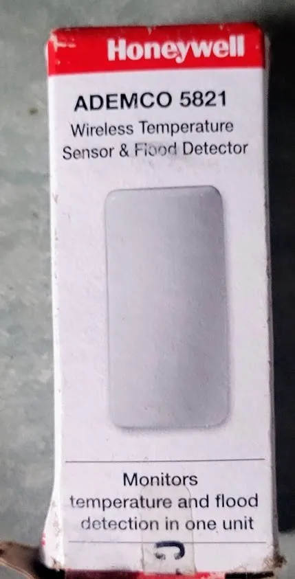 Honeywell Ademco 5821 Wireless Temperature Sensor & Flood Detector 345MHz