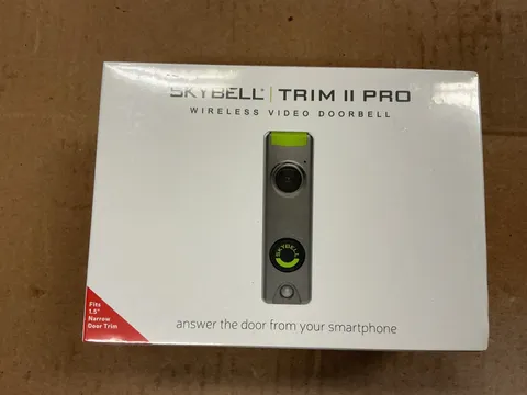SkyBell TRIM II PRO - Wi-Fi Door Bell Camera - Brand New / Sealed Silver
