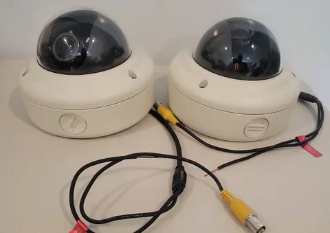 Clinton Electronics CE-VX40 HD Analog  dome camers lot of 2 ..untested. preowned