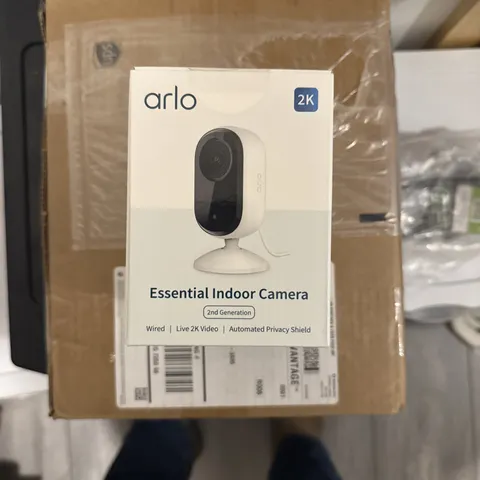Arlo Essential Security Camera 2K - Indoor Only - 2nd Gen NEW - Wired Camera
