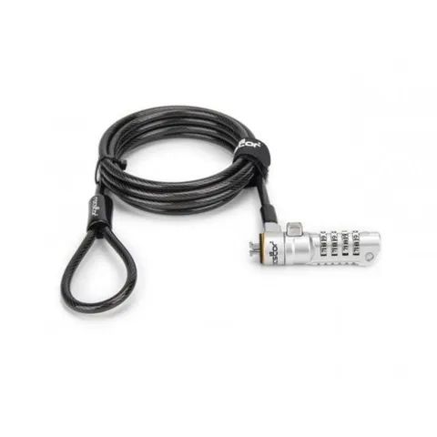 Rocstor Y1RB016-B1 ROCBOLT N19 SECURITY CABLE-6FT 4-DIGIT COMBINATION LOCK-TAA C