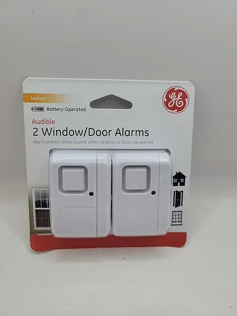GE - 2 Indoor Window Door Alarm Sensor Model # 36019 Factory Sealed Free Ship.